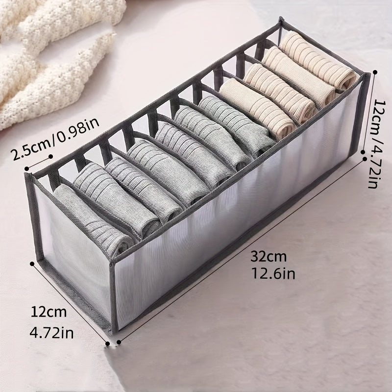 5 Pack Drawer Organizers For Clothing, Dresser Drawer Organizer Clothes Socks Underwear Organizer Fabric Foldable Dividers, Closet Organizers And Storage Boxes For Storing Bra, Lingerie, Undies